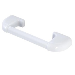 [FER417003] Elegante portasciugamani e portasalviette bianco in ABS da 30cm per il bagno - modello Gioia.