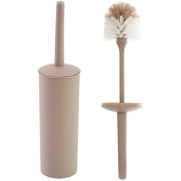 [2007624] Elegante portascopino in legno di pino per la pulizia del bagno.