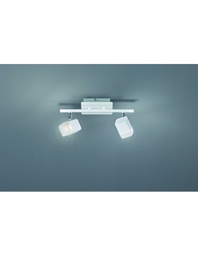 [TRIOR82152131] Faretto Da Soffitto 2 Led Orientabile Roubaix Bianco Trio Lighting