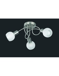 [TRIOR60173007] Faretto Da Soffitto Girandola 3 Led Antibes Nichel Trio Lighting