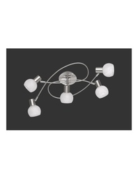 [TRIOR60175007] Faretto Da Soffitto Girandola 5 Led Antibes Nichel Trio Lighting