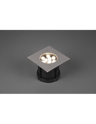 [TRIO821669207] Faretto Led Da Incasso Calpestabile IP65 Nichel Belaja 16x16 cm Trio Lighting