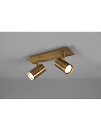 [TRIO802400204] Faretto Marley 2 Spot GU10 Ottone Invecchiato L30 cm Trio Lighting