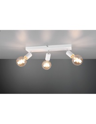 [TRIOR80183031] Faretto Spot 3xE27 Vannes Bianco L44 cm Trio Lighting