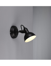 [TRIOR80151032] Faretto Spot Gina Nero Opaco Ø13 cm Trio Lighting
