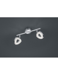 [TRIOR82132106] Faretto Tours 2 Spot Led Cromo L30 cm Trio Lighting