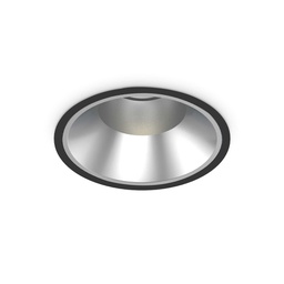 [8021696266602] Faretto ad incasso nero D 218 x H 132 mm
