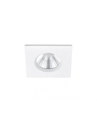 [TRIO650610131] Faretto da Incasso Quadrato Zagros Bianco Led 5W IP65 8x8 cm Trio Lighting