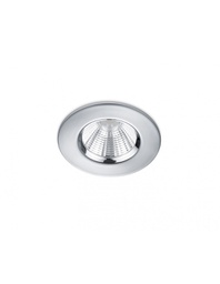 [TRIO650710106] Faretto da Incasso Rotondo Zagros Cromo Led 5W IP65 Ø8 cm Trio Lighting