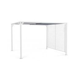 [19905552] Gazebo Noah da esterno bianco 3x3,6 m