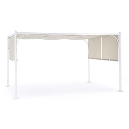 [1915974] Gazebo Slide 3x4 cm bianco-tortora