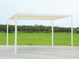 [V7403840000] Gazebo alluminio milwaukee c-telo elettrico 3x3m x 2.5h