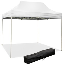 [8053323389958] Gazebo richiudibile pieghevole 3 x 2 Bianco in PVC impermeabile
