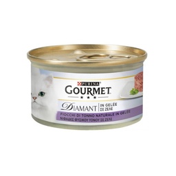 [056497] Gourmet Diamant con fiocchi di tonno in gelatina Purina 85 grammi