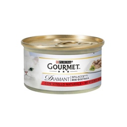 [021861] Gourmet Diamant sfilaccetti con vitello Purina 85 grammi