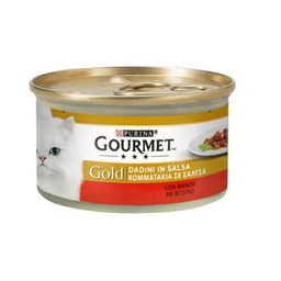 [021840] Gourmet Gold Dadini in salsa con manzo Purina 85 grammi