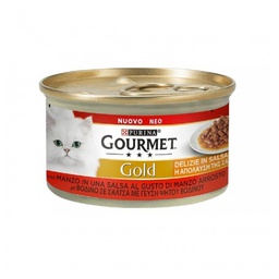 [1917340] Gourmet Gold Delizie in salsa con manzo Purina 85 grammi