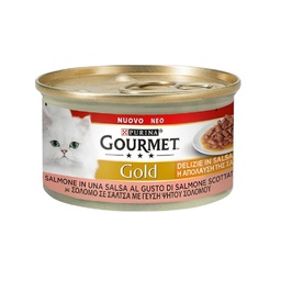 [1917342] Gourmet Gold Delizie in salsa con salmone Purina 85 grammi