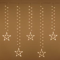[20038398] Ice Light Stelle 620 LED 500x105cm bianco caldo