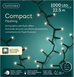 [20035682] Illuminazione LED compatta - 1000 luci - 22,5 m - Bianco caldo