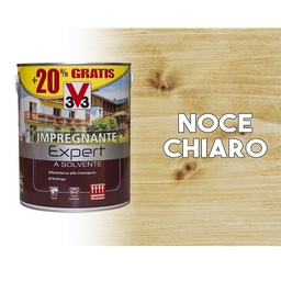 [1916811] Impregnante a solvente protettivo per legno Expert noce chiaro 3 litri