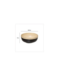 [1930078] Insalatiera Bamboo 20cm Nero