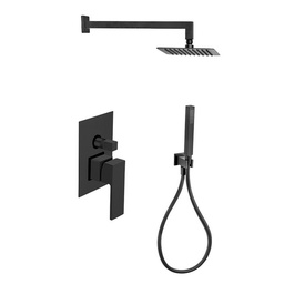[DFLEX-110-V184-NO] Kit Doccia Kyra 2 Nero Opaco