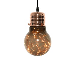 [19625856] Lamadina da esterno fume in plastica 15x25cm-40Led