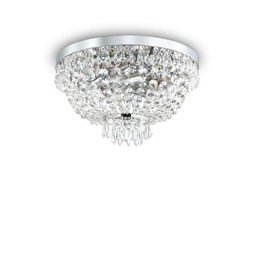 [8021696103792] Lampada Soffitto Caesar Cromo D410xH300mm