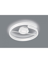 [TRIOR67071131] Lampada Soffitto Design Cerchio Led Dimmer 4000k Parma Bianco Trio Lighting