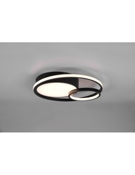 [TRIOR62233132] Lampada Soffitto Moderna Vuelta Nero 3 Led Dimmer 28w Trio Lighting