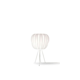 [QN/3P/63/W] Lampada Treppiedi Bianco in Metallo Cm. 30 x 63h