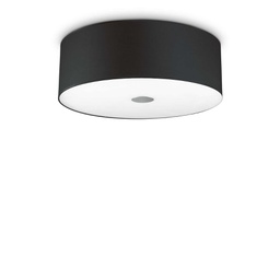 [8021696103273] Lampada Woody da soffitto - D 500 x H 180 mm - Nero