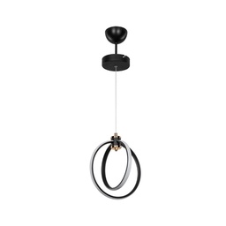 [FZ97681] Lampada a sospensione Felicia due cerchi Led ASZ1591