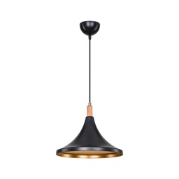 [EFFEZ95912] Lampada a sospensione Kano nero oro ASZ1564 EFFEZ
