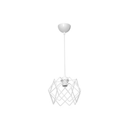 [EFFEZ95910] Lampada a sospensione Koza MDL4327 gabbia bianco EFFEZ