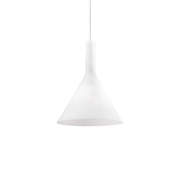 [8021696074337] Lampada a sospensione bianco D 200 x H min 510 - max 2260 mm
