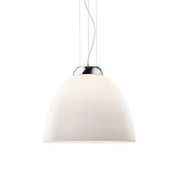[8021696001814] Lampada a sospensione bianco D 400 x H min 610 - max 2360 mm