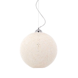 [8021696096162] Lampada a sospensione bianco D 400 x H min 640 - max 2390 mm