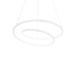 [8021696304540] Lampada a sospensione bianco D 600 x H min 400 - max 2150 mm