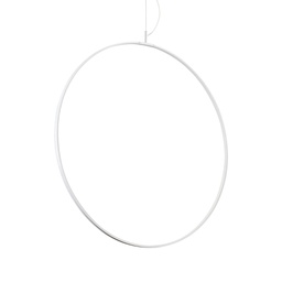 [8021696291420] Lampada a sospensione bianco L 900 x H min 1220 - max 2970 x P 160 mm