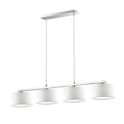 [8021696075495] Lampada a sospensione bianco L 930 x H min 350 - max 1000 x P 180 mm