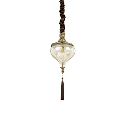 [8021696115979] Lampada a sospensione brunito D 165 x H min 670 - max 1030 mm