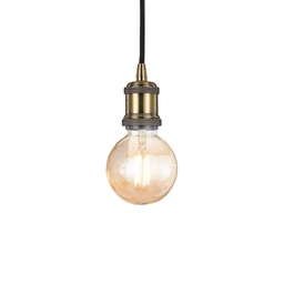 [8021696122083] Lampada a sospensione brunito D 90 x H min 320 - max 2070 mm