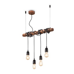 [8021696176352] Lampada a sospensione corten L 540 x H min 360 - max 2150 x P 60 mm