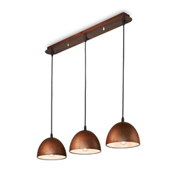 [8021696174235] Lampada a sospensione corten L 720 x H min 420 - max 1040 x P 180 mm