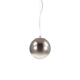 [8021696140711] Lampada a sospensione cromo sfum D 200 x H min 750 - max 2200 mm