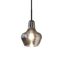 [8021696168357] Lampada a sospensione fume' D 130 x H min 410 - max 2160 mm