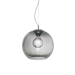 [8021696094236] Lampada a sospensione fume' D 300 x H min 510 - max 2260 mm