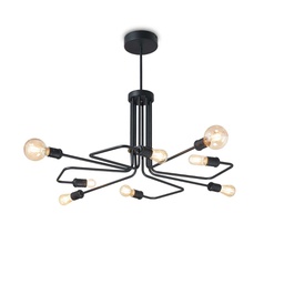 [8021696242347] Lampada a sospensione nero D 920 x H 660 mm